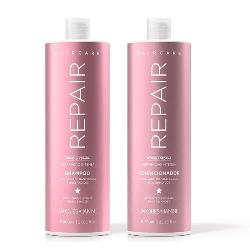 Kit de Shampoo e Condicionador Jacques Janine 800ml