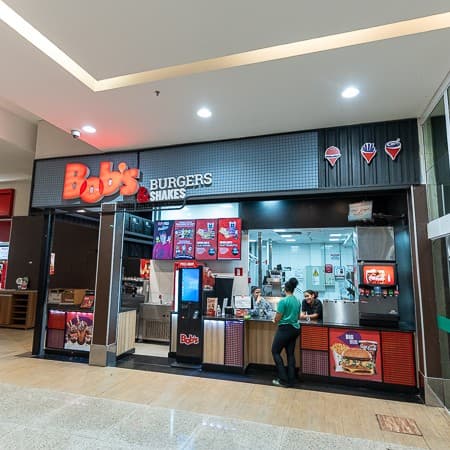 Imagem de interna da loja bob´s