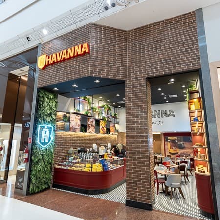Imagem de interna da loja havanna