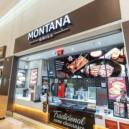 Imagem de interna da loja montana grill express