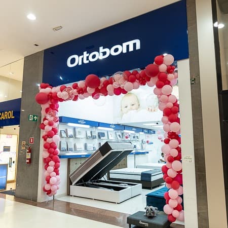 Imagem de interna da loja colchoes ortobom