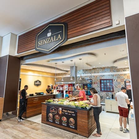 Imagem de interna da loja senzala