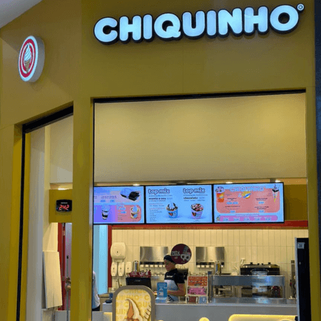 Imagem de interna da loja chiquinho sorvetes