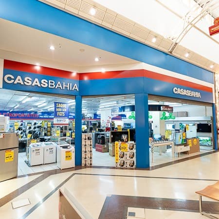 Imagem de interna da loja casas bahia