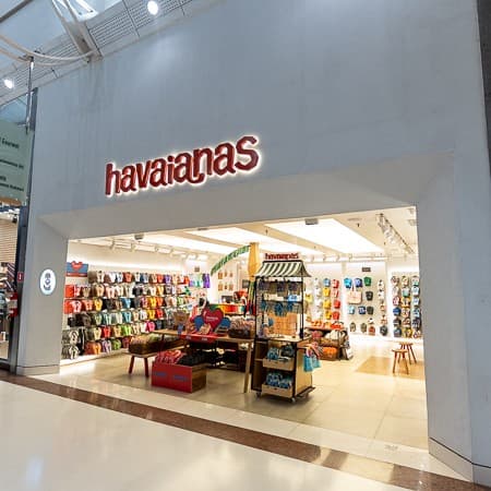 Imagem de interna da loja havaianas