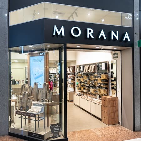 Imagem de interna da loja morana