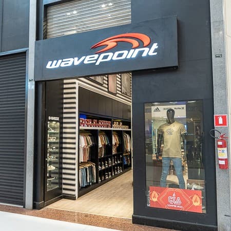 Imagem de interna da loja wave point