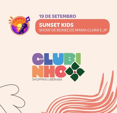 Banner do evento Sunset Kids – Maria Clara & JP