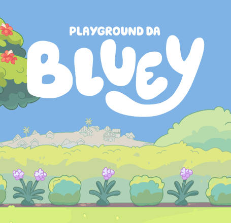 Banner do evento Playground da Bluey