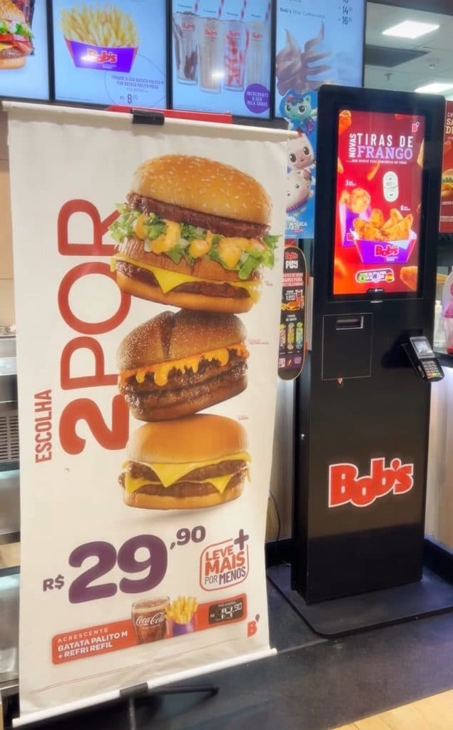 Banner do evento Franquia no Shopping Uberaba aposta em totem de autoatendimento