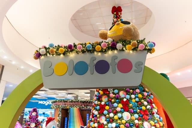 Banner do evento Natal com Bolofofos