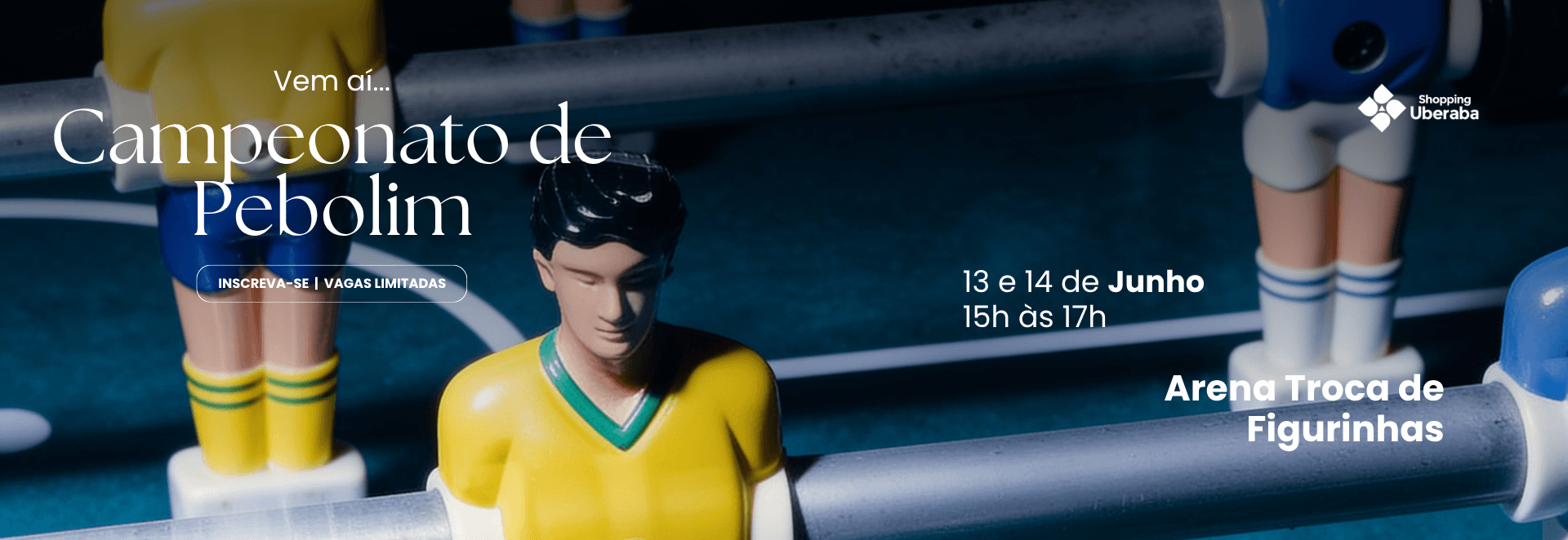 Banner do evento Campeonato de Pebolim