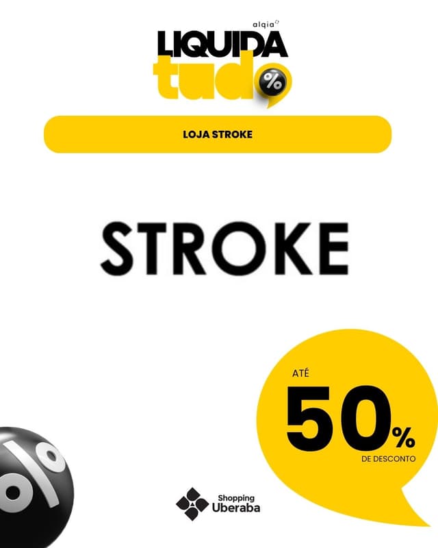 STROKE: ATÉ 50% DE DESCONTO EM PRODUTOS SELECIONADOS