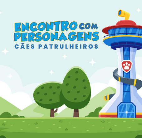 Banner do evento Encontro com os Cães Patrulheiros