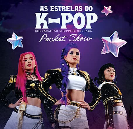 Banner do evento Estrelas do K-Pop Pocket Show