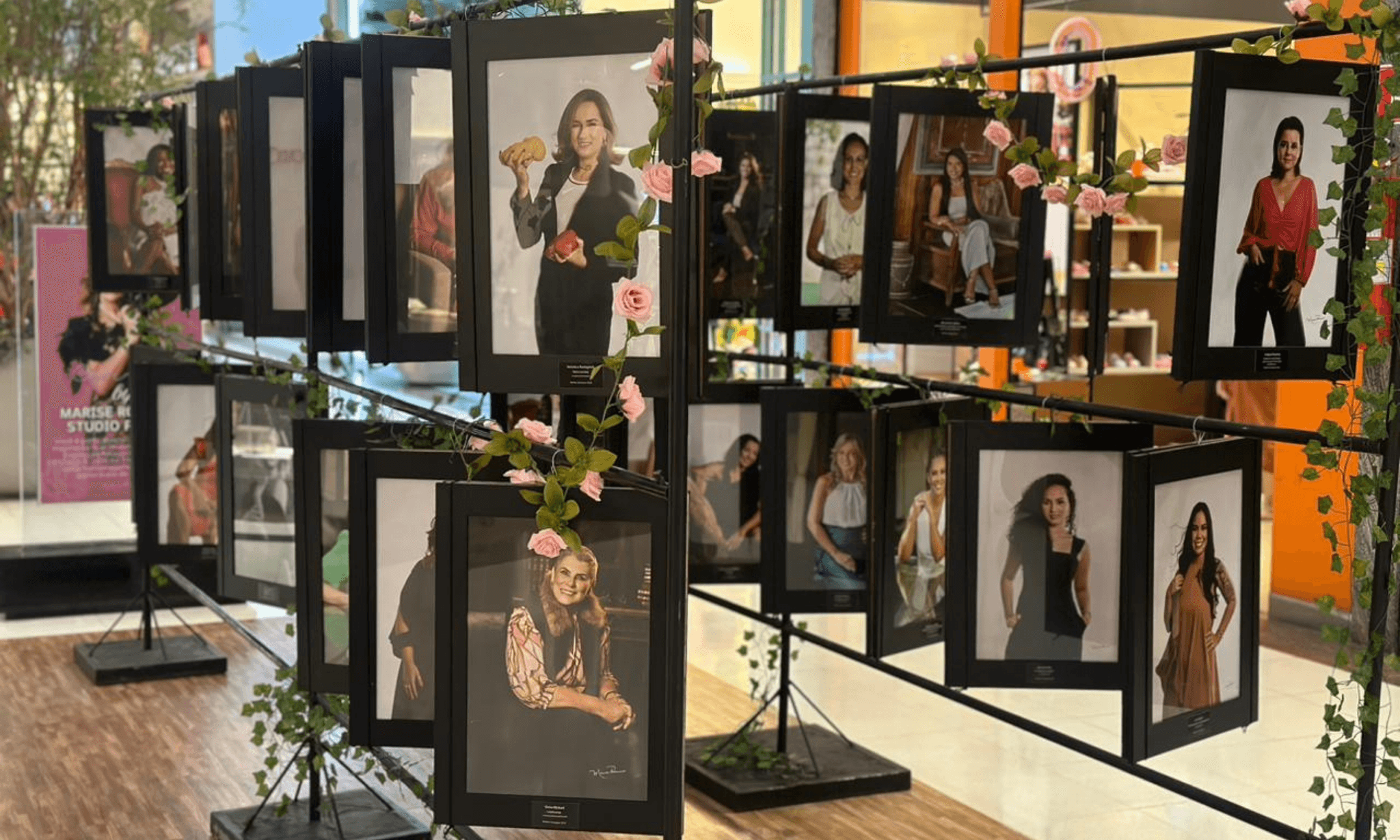 Banner do evento Shopping Uberaba celebra mulheres-destaque