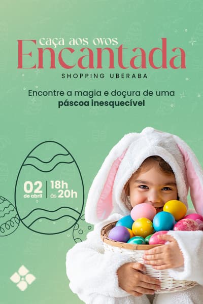 Banner do evento Caça aos Ovos Encantada